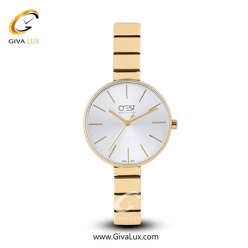 ساعت مچی اورجینال زنانه کرست | Crest  رزگلد | رزگلد| نقره ای| کد رفرنس Crest 6012-1 6012-3.jpg