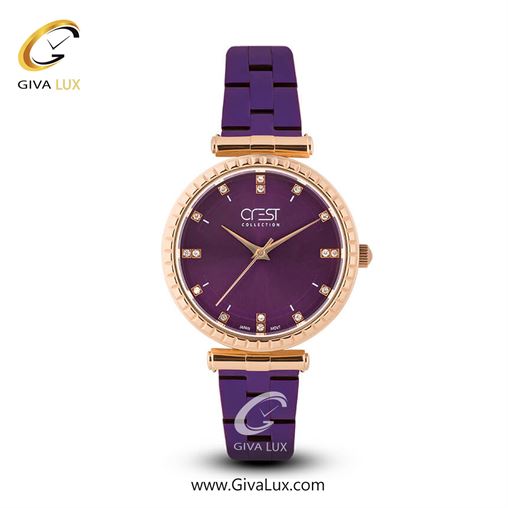 ساعت مچی اورجینال زنانه کرست | Crest  رزگلد | سرمه ای| سرمه ای| کد رفرنس Crest 6013-4 6013-5.jpg