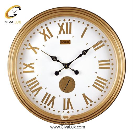 ساعت دیواری اورجینال والتر چوب طلایی| کد رفرنس 6013GR 6013-GR.jpg
