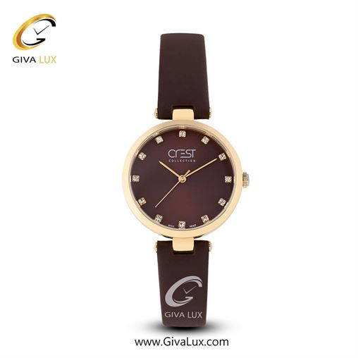 ساعت مچی اورجینال زنانه کرست | Crest  رزگلد | سرمه ای| سرمه ای| کد رفرنس Crest 6021-2 6021-5.jpg