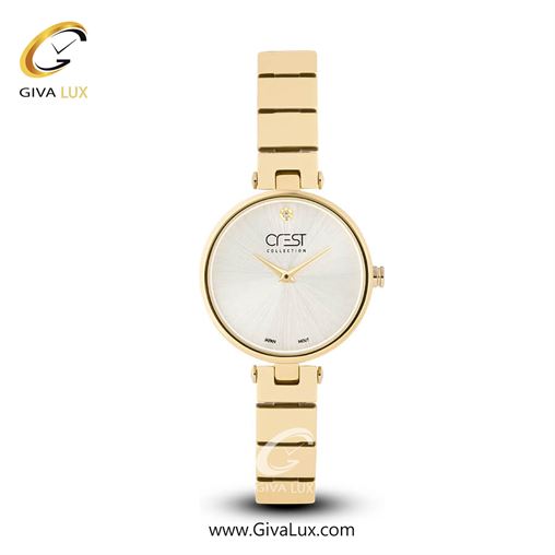 ساعت مچی اورجینال زنانه کرست | Crest  طلایی | طلایی| نقره ای| کد رفرنس Crest 6012-3 6022-2.jpg