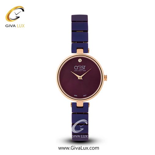 ساعت مچی اورجینال زنانه کرست | Crest  رزگلد | سرمه ای| سرمه ای| کد رفرنس Crest 6022-3 6022-4.jpg