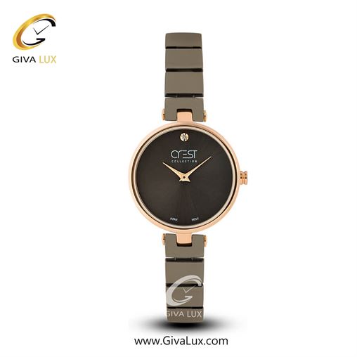 ساعت مچی اورجینال زنانه کرست | Crest  رزگلد | بنفش| بنفش| کد رفرنس Crest 6022-4 6022-5.jpg