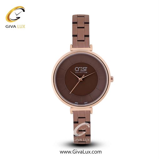 ساعت مچی اورجینال زنانه کرست | Crest  رزگلد | زیتونی| زیتونی| کد رفرنس Crest 6022-5 6023-1.jpg