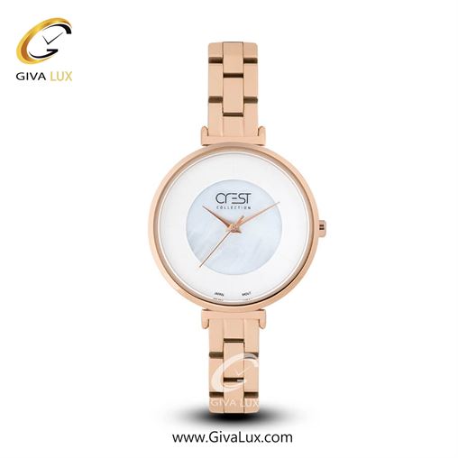 ساعت مچی اورجینال زنانه کرست | Crest  رزگلد | قهوه ای| قهوه ای| کد رفرنس Crest 6023-1 6023-2.jpg
