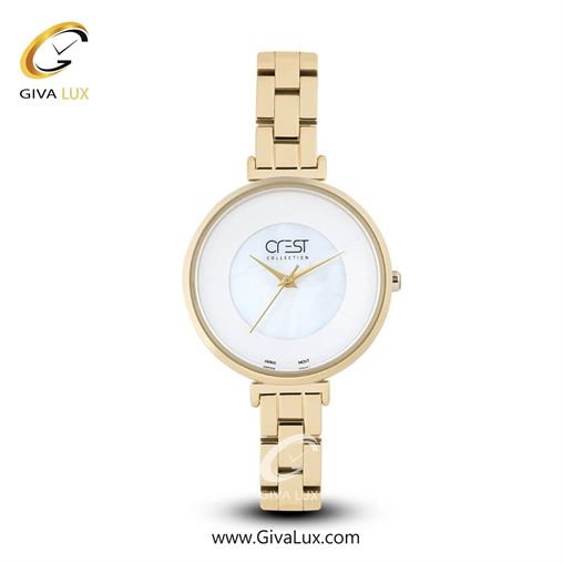 ساعت مچی اورجینال زنانه کرست | Crest  رزگلد | رزگلد| سفید صدفی| کد رفرنس Crest 6023-2 6023-4.jpg