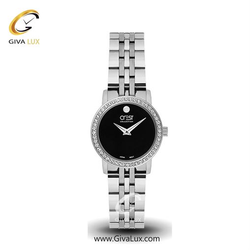 ساعت مچی اورجینال زنانه کرست | Crest  نقره ای | نقره ای| سفید| کد رفرنس Crest 6026-1 6026-2L.jpg