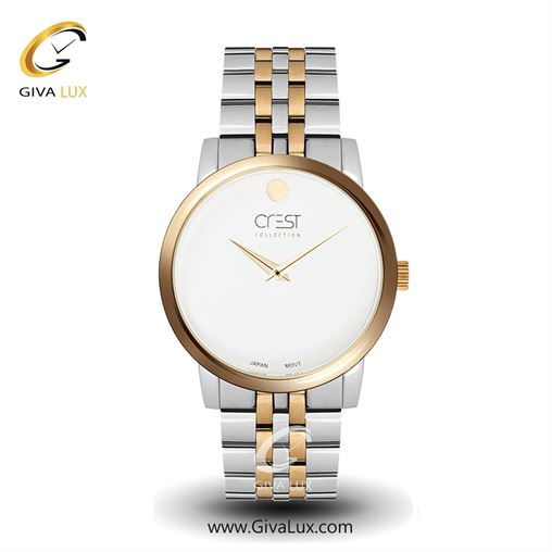 ساعت مچی اورجینال مردانه کرست | Crest  نقره ای | نقره ای| مشکی| کد رفرنس Crest 6026-2 6026-3G.jpg