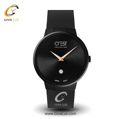 ساعت مچی اورجینال زنانه کرست | Crest  مشکی | مشکی| مشکی| کد رفرنس Crest 6027-1 6027-1G.jpg