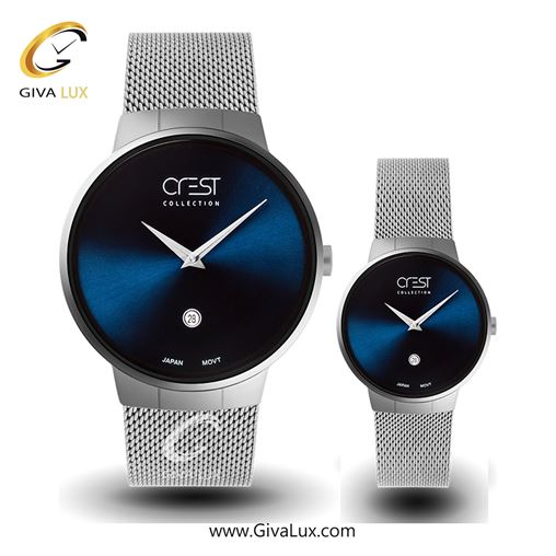 ساعت مچی اورجینال ست کرست | Crest  مشکی | مشکی| مشکی| کد رفرنس Crest 6027-1 6027-4.jpg