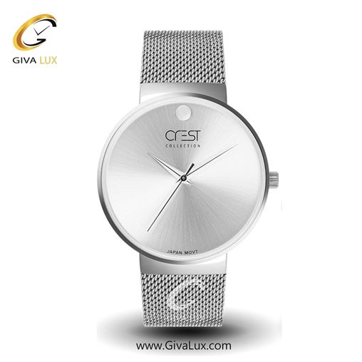 ساعت مچی اورجینال زنانه کرست | Crest  نقره ای | نقره ای| نقره ای| کد رفرنس Crest 6028-1 6028-1G.jpg