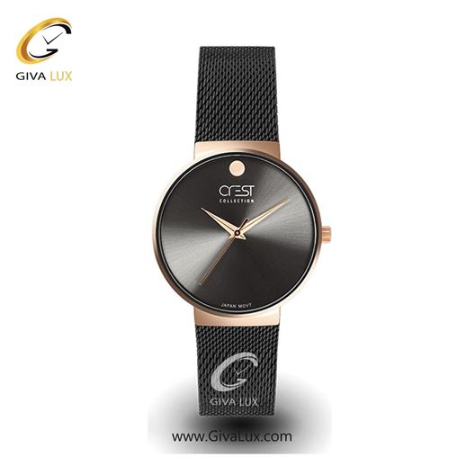 ساعت مچی اورجینال زنانه کرست | Crest  مشکی | مشکی| مشکی| کد رفرنس Crest 6028-2 6028-3L.jpg