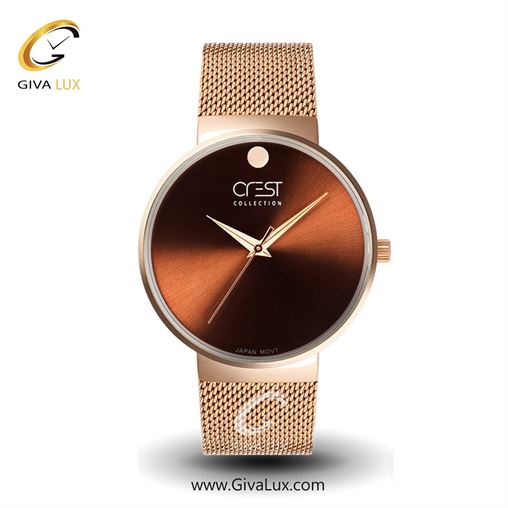ساعت مچی اورجینال مردانه کرست | Crest  رزگلد | مشکی| مشکی| کد رفرنس Crest 6028-3 6028-4G.jpg
