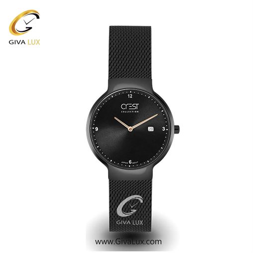 ساعت مچی اورجینال زنانه کرست | Crest  نقره ای | نقره ای| سرمه ای| کد رفرنس Crest 6029-2 6029-3L.jpg