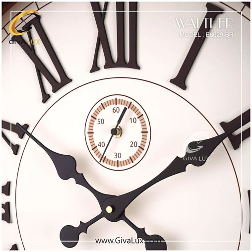 ساعت دیواری اورجینال والتر چوب قهوه ای| کد رفرنس 6029BR 6029-BR-1.jpg