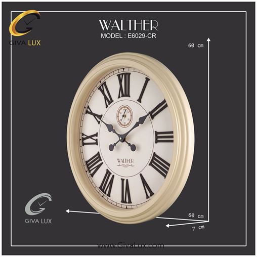 ساعت دیواری اورجینال والتر چوب کرم| کد رفرنس 6029CR 6029-CR-2.jpg