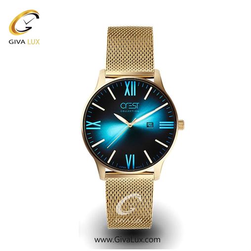 ساعت مچی اورجینال زنانه کرست | Crest  نقره ای | نقره ای| سرمه ای| کد رفرنس Crest 6030-1 6030-2L.jpg