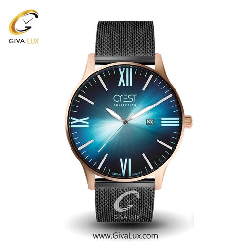 ساعت مچی اورجینال مردانه کرست | Crest  مشکی | مشکی| سرمه ای| کد رفرنس Crest 6030-3 6030-4G.jpg