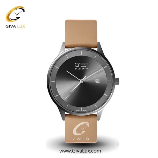 ساعت مچی اورجینال مردانه کرست | Crest  نقره ای | مشکی| مشکی| کد رفرنس Crest 6031-1 6031-2G.jpg