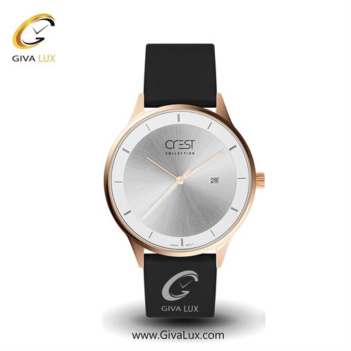 ساعت مچی اورجینال مردانه کرست | Crest  نقره ای | مشکی| مشکی| کد رفرنس Crest 6031-1 6031-5G.jpg