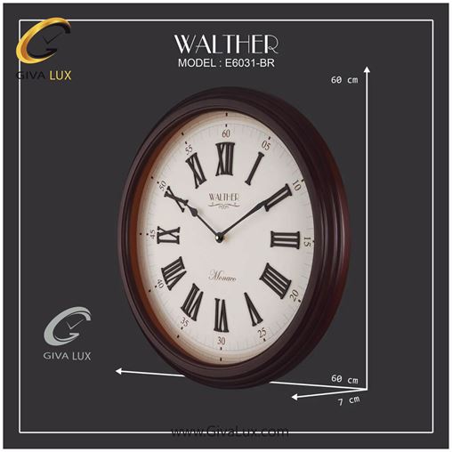 ساعت دیواری اورجینال والتر چوب قهوه ای| کد رفرنس 6031BR 6031-BR-2.jpg