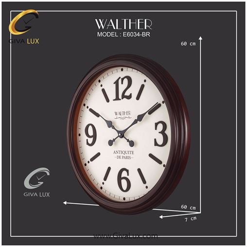 ساعت دیواری اورجینال والتر چوب قهوه ای| کد رفرنس 6034BR 6034-BR-1.jpg