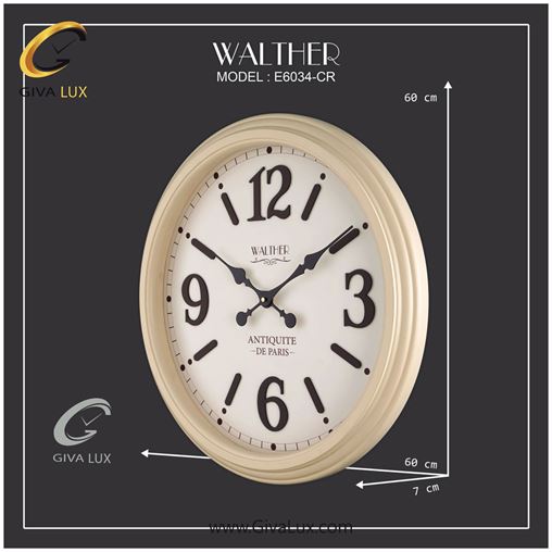 ساعت دیواری اورجینال والتر چوب کرم| کد رفرنس 6034CR 6034-CR-1.jpg