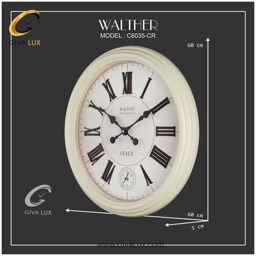 ساعت دیواری اورجینال والتر چوب کرم| کد رفرنس 6035CR 6035-CR-2.jpg