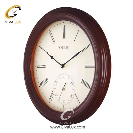ساعت دیواری اورجینال والتر چوب قهوه ای| کد رفرنس 6039BR 6039-BR.jpg