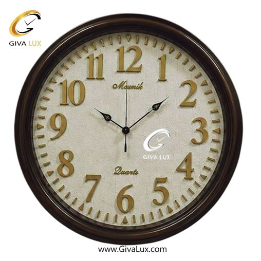 ساعت دیواری  مونیک عرض قاب 63 سانتیمتر  | قهوه ای | کد رفرنس 605 605_5.jpg