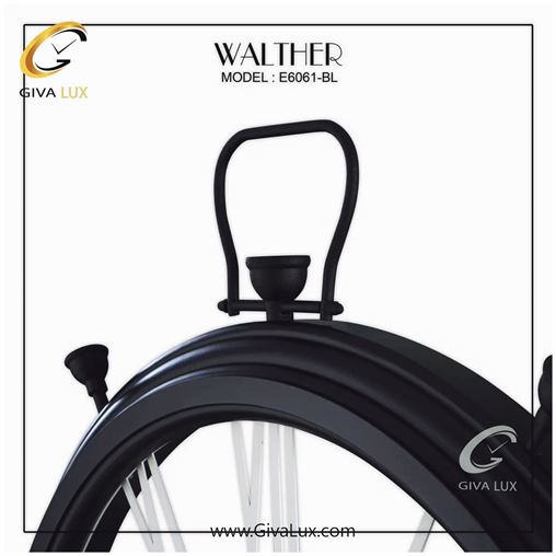 ساعت دیواری اورجینال والتر چوب-آلیاژ فلزی مشکی| کد رفرنس 6061BL 6061-BL-1.jpg