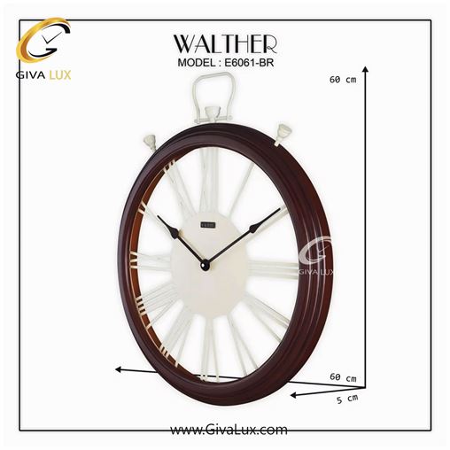 ساعت دیواری اورجینال والتر آلیاژ فلزی-چوب قهوه ای| کد رفرنس 6061BR 6061-BR-2.jpg