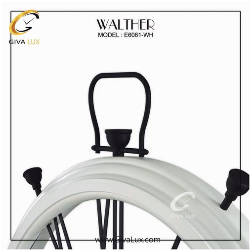 ساعت دیواری اورجینال والتر چوب-آلیاژ فلزی سفید| کد رفرنس 6061WH 6061-WH-1.jpg