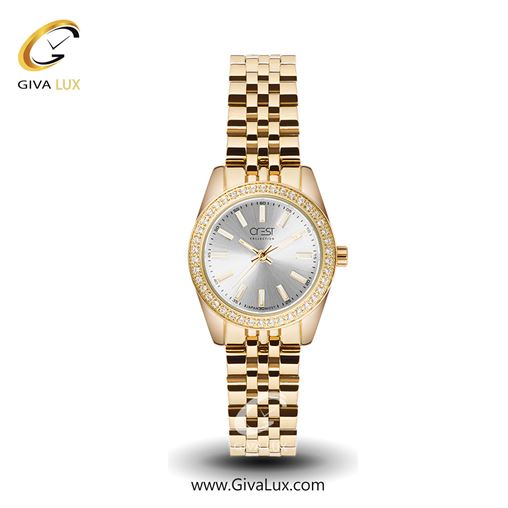 ساعت مچی اورجینال زنانه کرست | Crest  طلایی | طلایی| نقره ای| کد رفرنس Crest 6078-2 6083-1.jpg