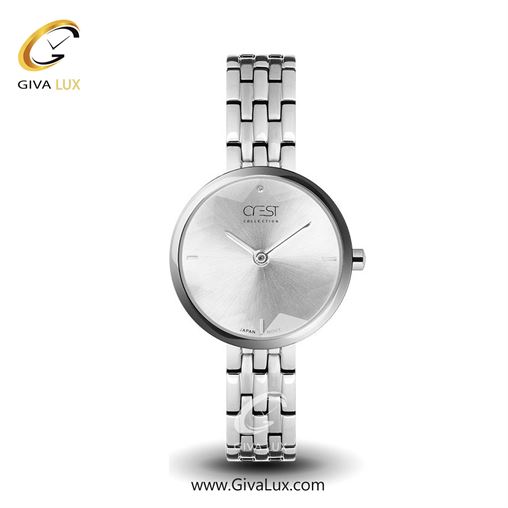 ساعت مچی اورجینال زنانه کرست نقره ای | نقره ای| مشکی| کد رفرنس Crest 9006-3 6087-1.jpg