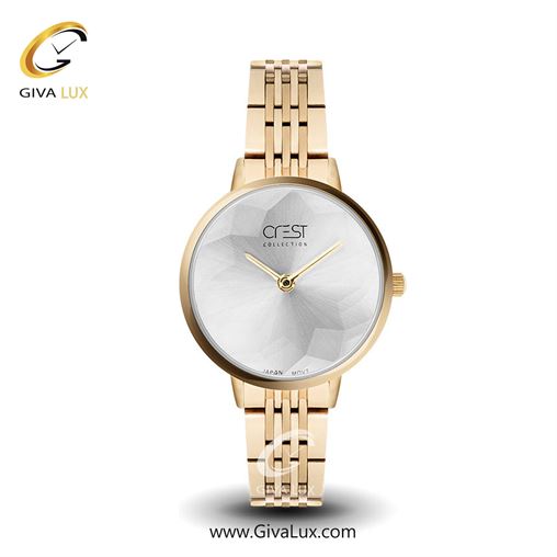 ساعت مچی اورجینال زنانه کرست | Crest  طلایی | طلایی-نقره ای| نقره ای| کد رفرنس Crest 6095-1 6095-2.jpg