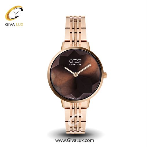 ساعت مچی اورجینال زنانه کرست | Crest  طلایی | طلایی| نقره ای| کد رفرنس Crest 6095-2 6095-4.jpg