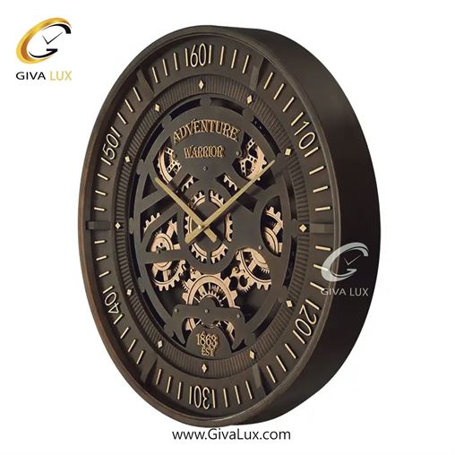 ساعت دیواری اورجینال والتر آلیاژ فلزی طلایی| کد رفرنس 5107 6105-1.jpg