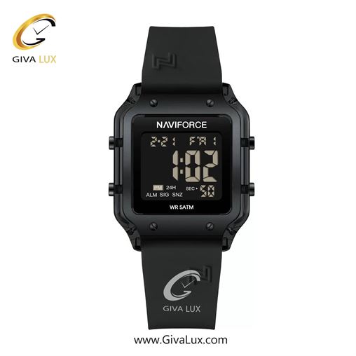 ساعت مچی اورجینال زنانه ناوی فورس|Naviforce|نوی فورس|نیوی فورس مشکی | مشکی| مشکی| کد رفرنس NF6105 B/B