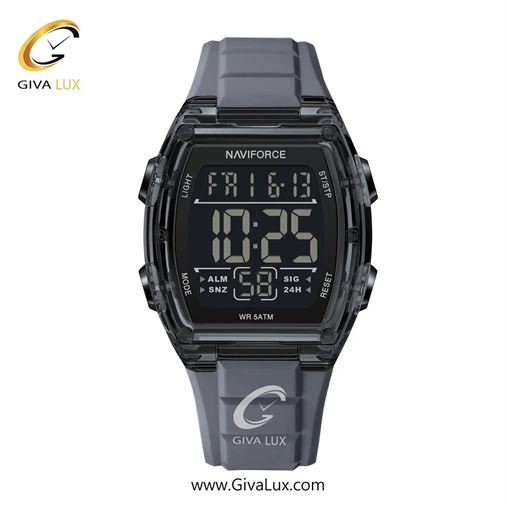 ساعت مچی اورجینال مردانه ناوی فورس|Naviforce|نوی فورس|نیوی فورس مشکی | طوسی| مشکی| کد رفرنس NF6106 T.GY/T.GY