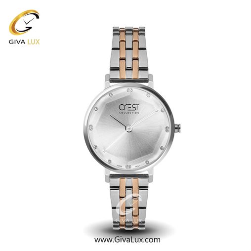 ساعت مچی اورجینال زنانه کرست | Crest  نقره ای | نقره ای| نقره ای| کد رفرنس Crest 6099-1 6108-1.jpg