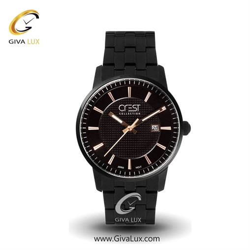 ساعت مچی اورجینال مردانه کرست | Crest  رزگلد | مشکی| مشکی| کد رفرنس Crest 6112-2 6112-4.jpg