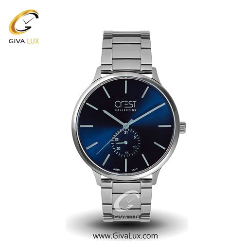 ساعت مچی اورجینال مردانه کرست | Crest  نقره ای | نقره ای| نقره ای| کد رفرنس Crest 6113-1 6113-4.jpg