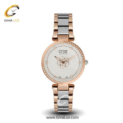 ساعت مچی اورجینال زنانه کرست | Crest  نقره ای | نقره ای| سفید| کد رفرنس Crest 6117-1 6117-2.jpg