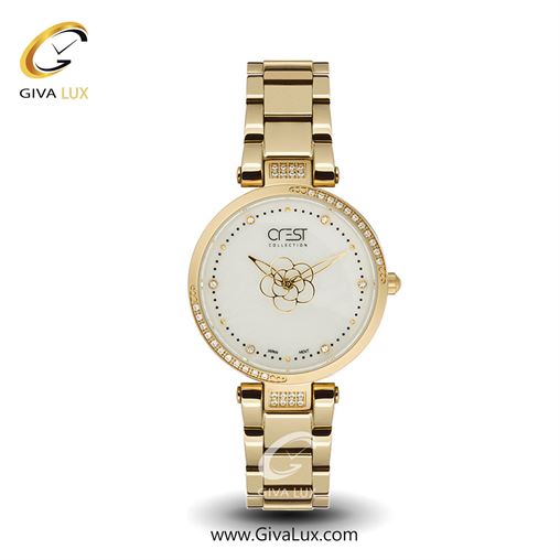ساعت مچی اورجینال زنانه کرست | Crest  رزگلد | رزگلد-نقره ای| سفید| کد رفرنس Crest 6117-2 6117-4.jpg