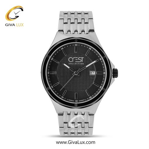 ساعت مچی اورجینال مردانه کرست | Crest  نقره ای | نقره ای| نقره ای| کد رفرنس Crest 6132-1 6132-5.jpg