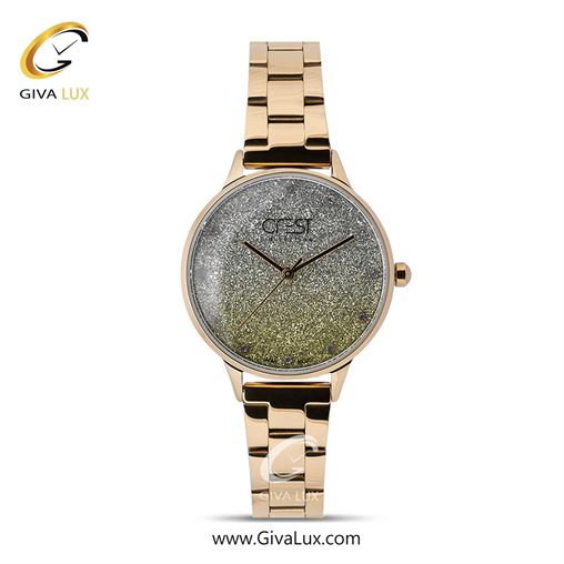 ساعت مچی اورجینال زنانه کرست | Crest  نقره ای | نقره ای| طوسی| کد رفرنس Crest 6141-2 6141-3.jpg