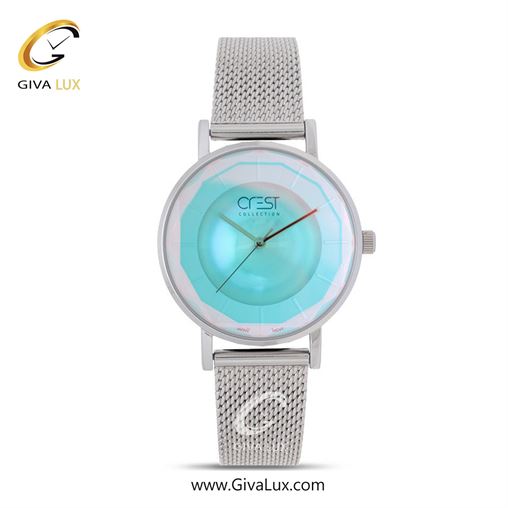ساعت مچی اورجینال زنانه کرست | Crest  رزگلد | نقره ای| آبی| کد رفرنس Crest 6142-2 6142-5.jpg