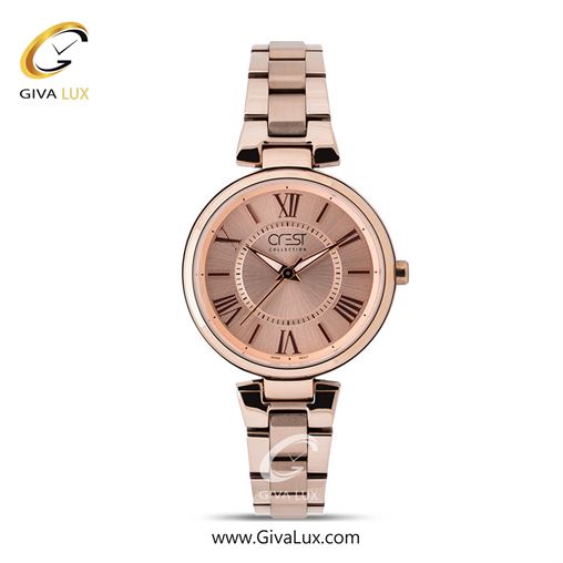 ساعت مچی اورجینال زنانه کرست | Crest  رزگلد | رزگلد| مشکی| کد رفرنس Crest 6143-2 6143-4.jpg