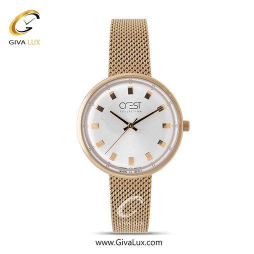 ساعت مچی اورجینال زنانه کرست | Crest  رزگلد | رزگلد| رزگلد| کد رفرنس Crest 6146-2 6146-3.jpg